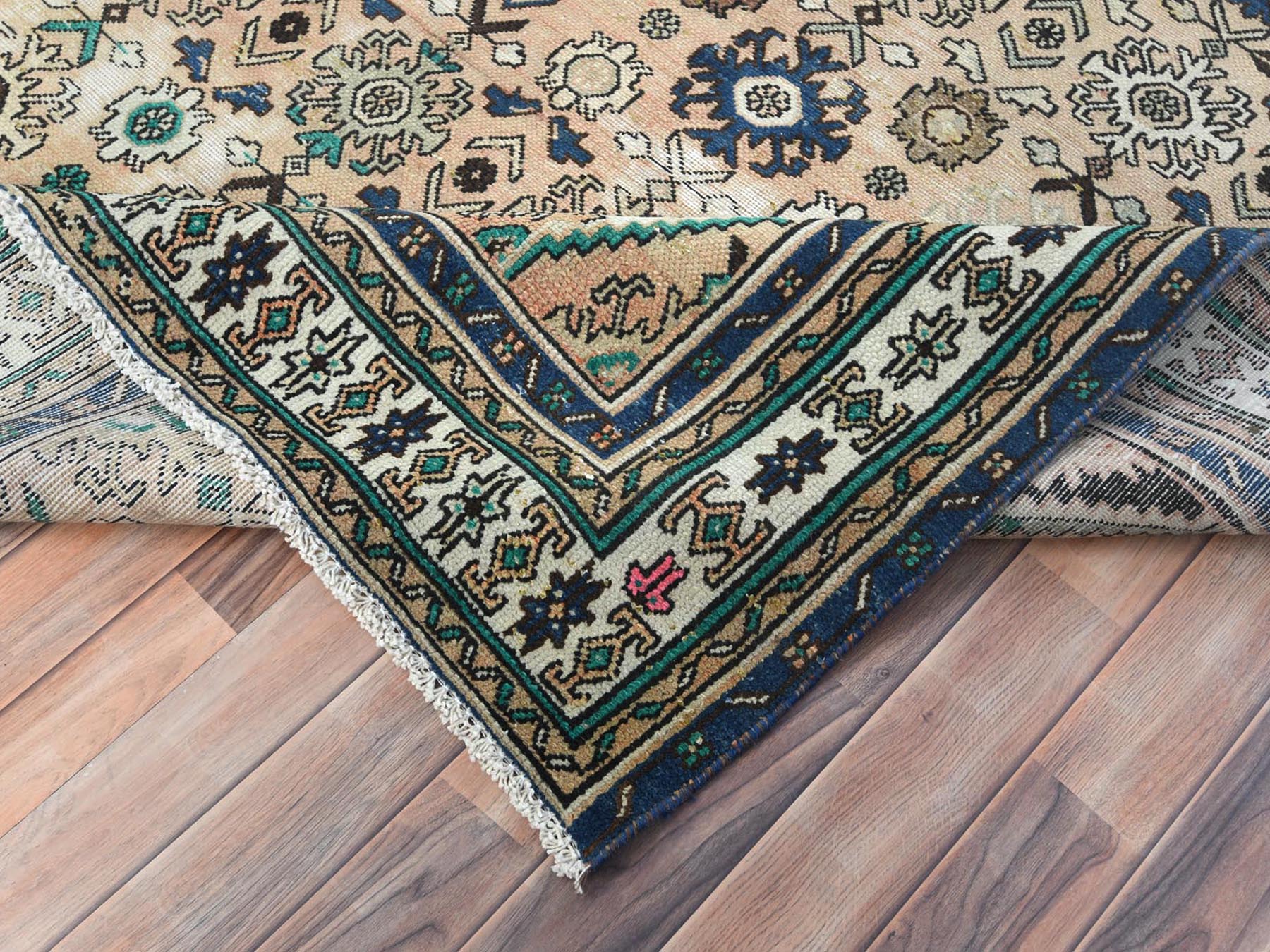 Overdyed & Vintage Rugs LUV730764
